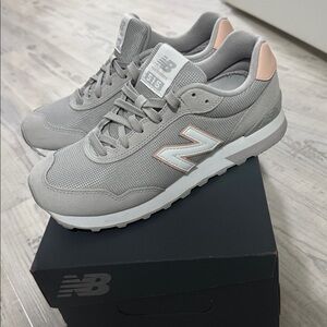 New Balance Women's Sneakers in Gray and Peach